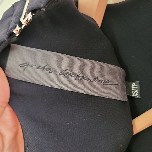 GRETA CONSTANTINE - Black backless jumpsuit/romper - Picture 6 of 8